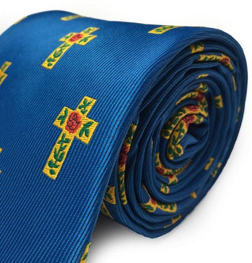 Masonic 100% Silk Rose Croix Tie